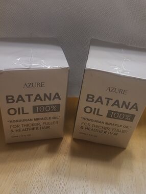 Azure Batana Oil 100% - Natural Hair Treatment 120ml/4 Fl oz Qty 2